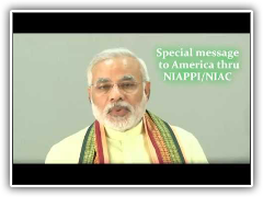 Special message to America from CM Modi thru Shalabh Kumar, Chairman of NIAPPI